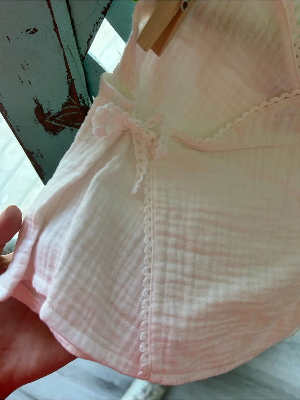 Pink Wrap-Style Baby Camisole